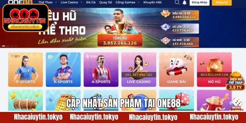 One 88 cung cấp đa dạng sản phẩm giải trí
